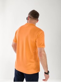 Мужская футболка поло оранжевого цвета