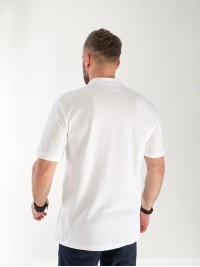 Чоловіча футболка-поло бiлого кольору