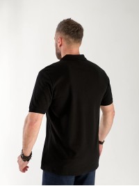 Чоловіча футболка-поло чорного кольору