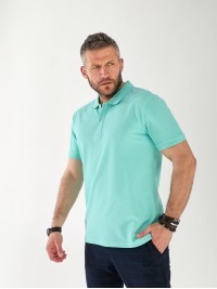 Мужская футболка поло мятного цвета