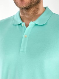 Мужская футболка поло мятного цвета