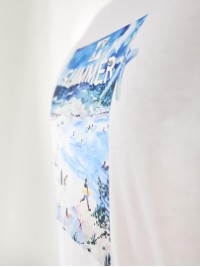 Мужская футболка  с картинкой белого цвета