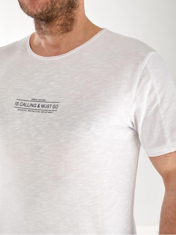 Футболка чоловіча світло-сірого кольору