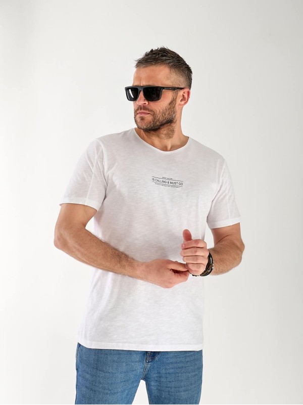 Футболка чоловіча світло-сірого кольору