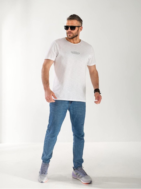 Футболка чоловіча світло-сірого кольору