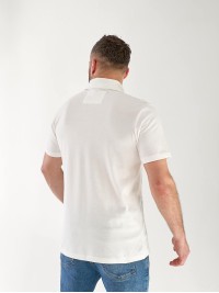 Футболка чоловіча поло білого кольору