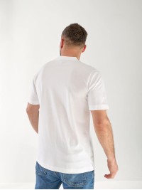 Чоловіча футболка з написом білого кольору