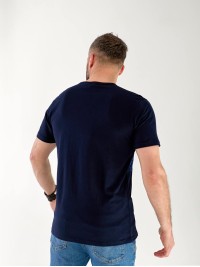 Чоловіча футболка з написом синього кольору