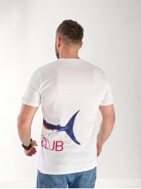 Чоловіча футболка з малюнком бiлого кольору