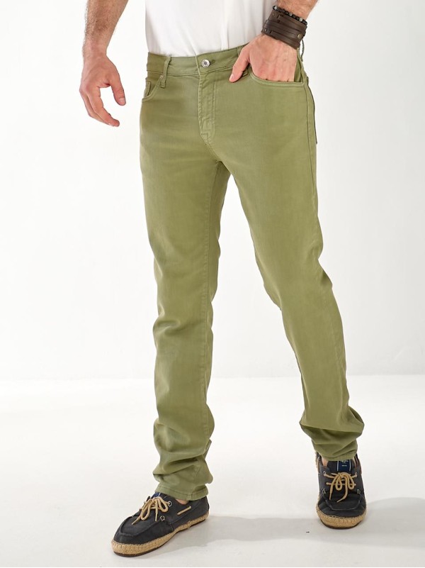 Джинси Alexia Straight чоловічі кольору хакi