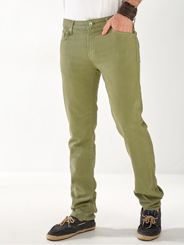 Джинси Alexia Straight чоловічі кольору хакi